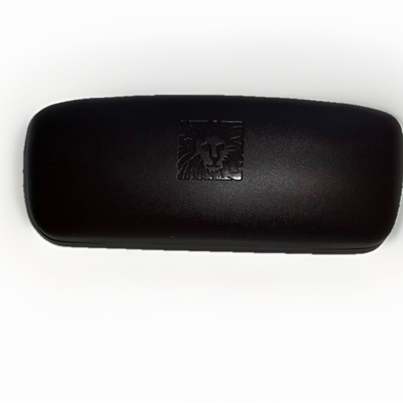Anne Klein Accessories - Anne Klein Black Eyewear Case with Lion Logo